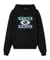 Gucci Shadow Print Logo Hoodie In Black