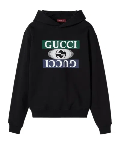 GUCCI GUCCI JERSEY HOODED SWEATSHIRT