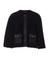 Gucci Women Horsebit Jacket In Black