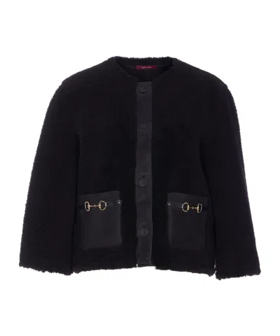 Gucci Long-sleeved Jacket In Black