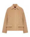 Gucci Long-sleeved Jacket In Brown
