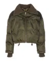 Gucci Long-sleeved Jacket In Green