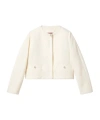 Gucci Wool Bouclé Jacket In White