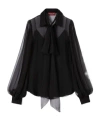 Gucci Long-sleeved Shirt In Black