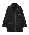 Gucci Monogram-jacquard Shirt In Black