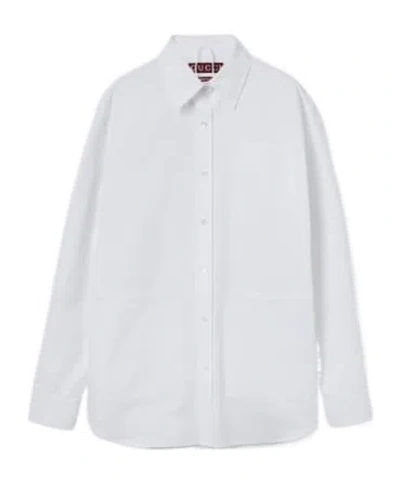 Gucci Long-sleeved Shirt In White