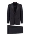 Gucci Mohair And Wool Tuxedo With Gg Metal Button Detail In Black