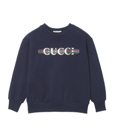 Gucci Long-sleeved Sweater In Black