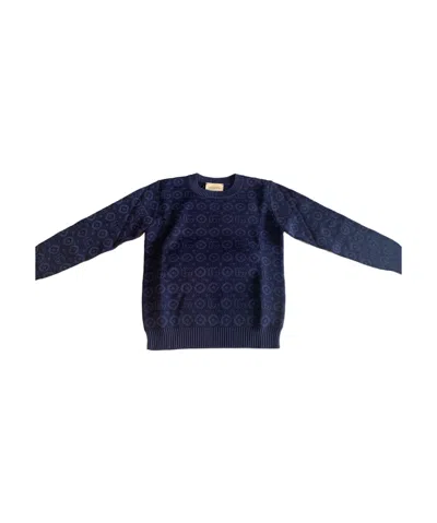 Gucci Long-sleeved Sweater In Black