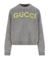 Gucci Long-sleeved Sweater In Gray