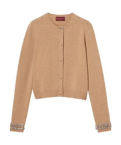 GUCCI GUCCI CREWNECK KNIT CARDIGAN