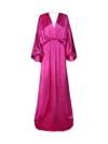 GUCCI LONG SLEEVED V-NECK GOWN
