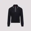 Gucci Long Sleeves Wool Polo Collar Sweater In Black