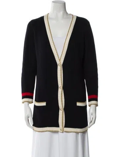 Pre-owned Gucci 'love' Striped Sweater