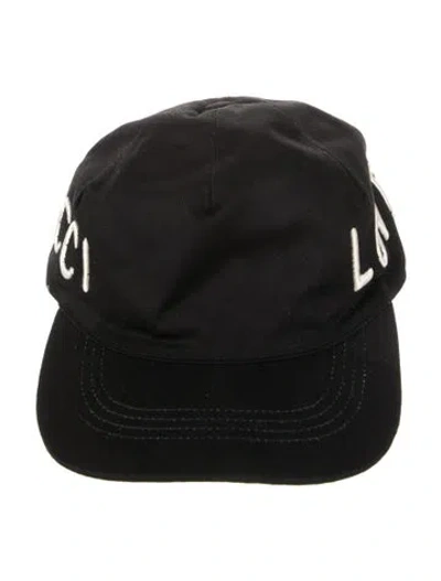 Pre-owned Gucci Loved Black Canvas Hat