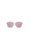 Gucci Low Nose Bridge Fit Butterfly Sunglasses In Pink