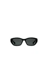 Gucci Low Nose Bridge Fit Rectangular Sunglasses In Blue