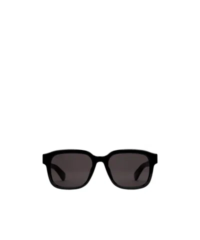 Gucci Low Nose Bridge Fit Square Sunglasses In Bright Black