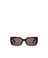 Gucci Low Nose Bridge Fit Sunglasses In Brown