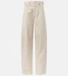 Gucci Low-rise Barrel-leg Jeans In White