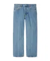 Gucci Denim Cropped Pant In Blue