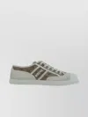 GUCCI LOW-TOP CANVAS SNEAKERS EMBROIDERED PANEL