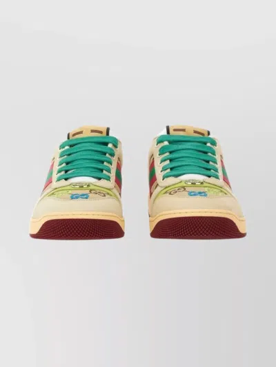 GUCCI LOW-TOP SNEAKERS CONTRAST PANELS