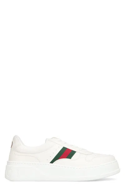 GUCCI GUCCI LOW-TOP SNEAKERS IN LEATHER