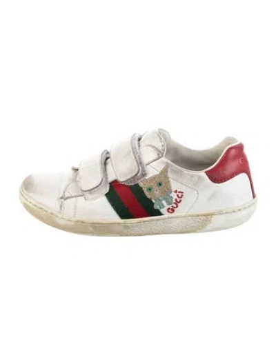Pre-owned Gucci Babies' Low Top Sneakers In White