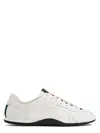 Gucci Low-cut Unlined Sneakers With Web Tongue In Animal Print
