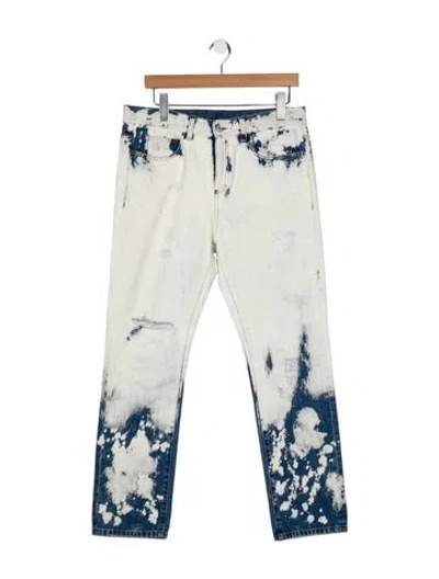 Pre-owned Gucci Low-rise Straight Leg Jeans