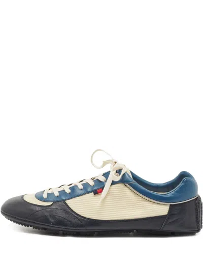 Pre-owned Gucci Low-top Sneakers In Neutral