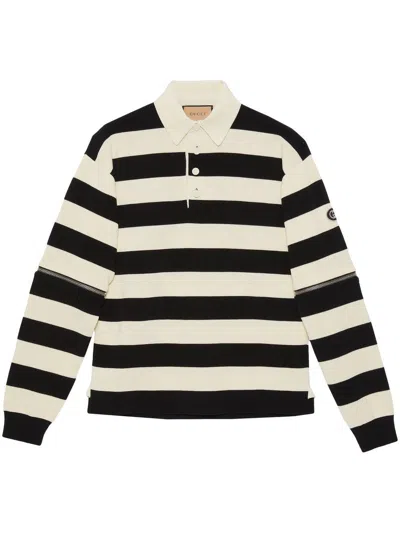 Gucci L/s Polo In White