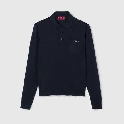 GUCCI GUCCI L/S POLO FINE WOOL