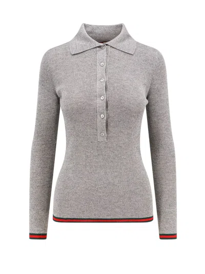 Gucci L/s Polo/nk Top