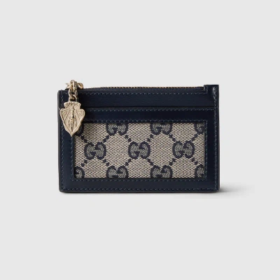Gucci Luce Card Case Wallet In Blue