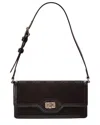 Gucci Luce Mini Gg Canvas & Leather Shoulder Bag In Black