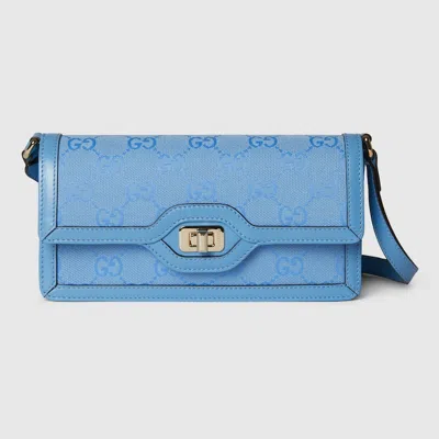 Gucci Luce Mini Shoulder Bag In Blue
