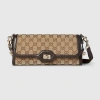 Gucci Luce Small Shoulder Bag In Beige