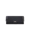 Gucci Strap Hardware Shape Shoulder Bag In Black  