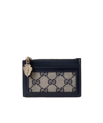 Gucci Luce Zipper Wallet In Black