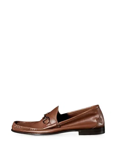 Gucci Lugano Horsebit-detail Loafers In Multi
