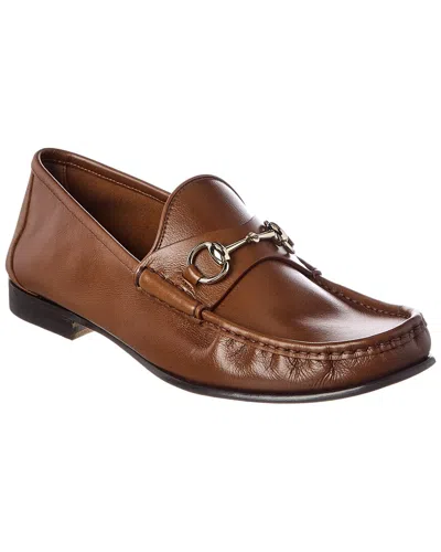 Gucci Lugano Leather Loafer In Multi