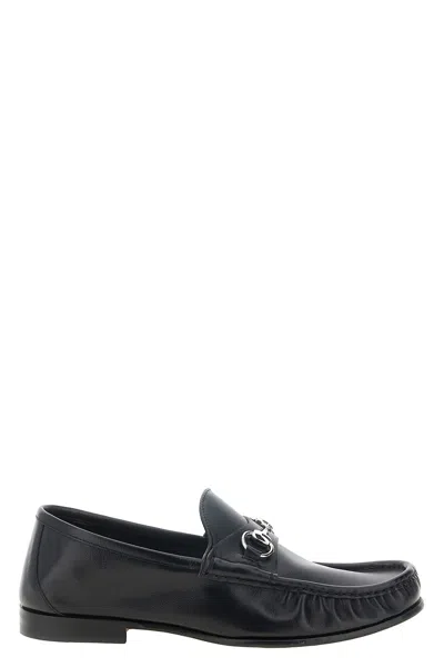Gucci ' Lugano' Loafers In Black