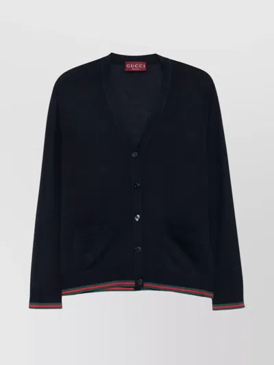 GUCCI LUXE CASHMERE SILK CARDIGAN