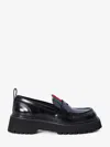 Gucci Women's Loafer With Web In Black