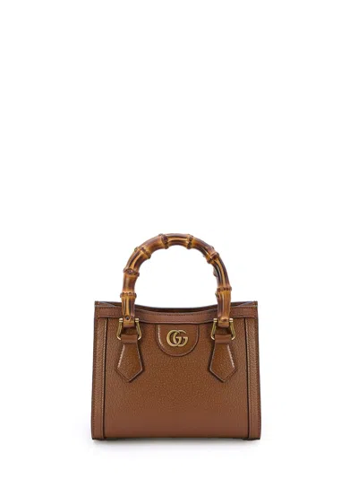 Gucci Luxury Brown Leather Handbag For Women
