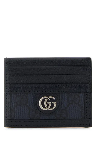 Gucci Portacarte Ophidia In Tessuto Gg Supreme E Pelle Uomo