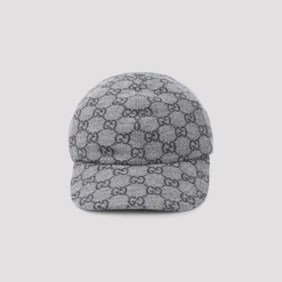 Gucci Gg Baseball Cap In Grey