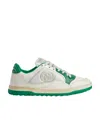 Gucci Men's Mac80 Embroidered Gg Low-top Sneakers In White